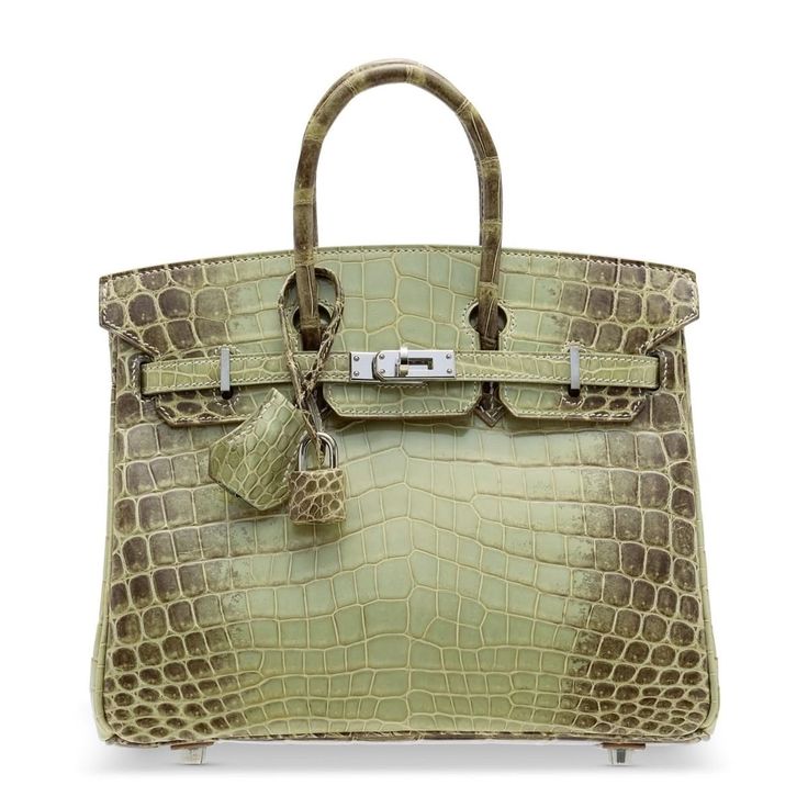 Hermès Matte Himalaya Niloticus Crocodile Birkin Bag